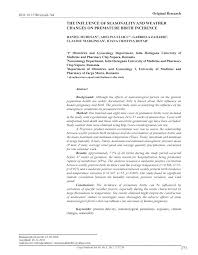 Onea va plăti pentru toate nedreptățile. Pdf The Influence Of Seasonality And Weather Changes On Premature Birth Incidence