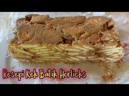 Gula 2 sudu besar tepung. Resepi Kek Batik Horlicks Viral 4 Bahan Dan Tanpa Telur Youtube