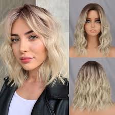 XINRAN rövid Bob barna sötétkék szintetikus paróka női frufru Sötétkék  rózsaszín fekete paróka Lolita Party Cosplay mindennapi használatra  természetes haj vásárolj 3187-tól