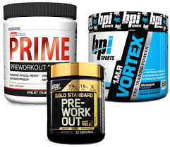 3 pre workout energy supplements for
