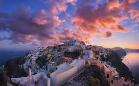 Sunset Clouds Over Santorini Hd Wallpaper Background Image 1920x1200 Id 928824 Wallpaper Abyss Looking for the best hd sunset wallpaper? sunset clouds over santorini hd