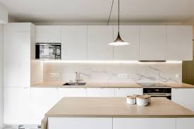Archi Renovation Cuisine Credence En Marbre Area Studio Credence Cuisine Cuisine Moderne Blanche Cuisine Moderne