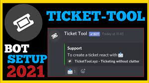 February 2021 to april 2021. How To Setup Ticket Tool Discord Bot Discord Tutorial 2021 Youtube