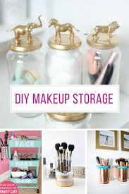 easy diy makeup storage ideas