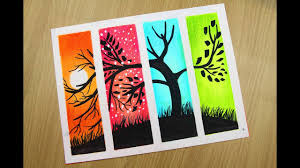 4 Season Scenery Painting How To Draw Beautiful Scenery Dry Pastel Scenery Paintings Beautiful Scenery Paintings Oil Pastel Drawings