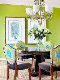 How To Decorate With Green Green Dining Room Dining Room Decor Dining Room Walls