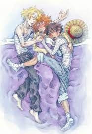One Anon Asked For Cuddly Luffy Sanji Another Asked For Cute Sanji Nami And Suddenly I M Having Drum Island Fe One Piece Comic One Piece Anime One Piece Crew
