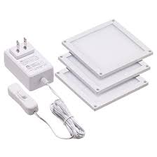 Under cabinet lighting is the perfect way to brighten up certain spots around your home. Bazz Under Cabinet Led Panels Surface Mount 4 In X 4 In U17343wh Rona