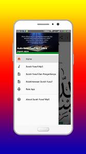 Untuk melihat detail lagu surat yusuf klik salah satu judul yang cocok, kemudian untuk link download surat yusuf ada di halaman berikutnya. Audio Surat Yusuf Mp3 Offline For Android Apk Download
