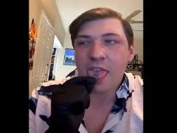 Man licks rock from mars