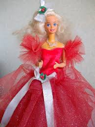First Happy Holiday Barbie 1988 Happy Holidays Barbie Holiday Barbie Barbie