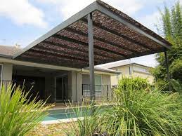 However, this doesn't only apply to urban roof garden design in london. Canopy Over The Pool Queensland Patio Over Pool With Bamboo Roof For Filtered Shade Outdoor Pergola Pool Shade Patio Shade