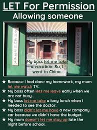 Free English Language Learning Resourceslet For Permission English Language Learning English Language Learn English Words