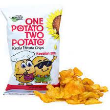 Hawaiian Bbq Kettle Potato Chips By One Potato Two Potato Kettle Potato Chips Hawaiian Bbq Potato Chips