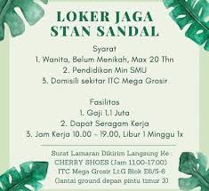 Cari lowongan kerja penjaga toko untuk karir dan pekerjaan anda. Lowongan Penjaga Toko Surabaya Atmago