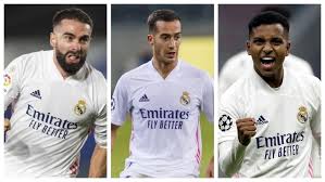The flight was the first for the airbus a380 with its new decal featuring action images of some of real madrid's top players. Real Madrid La Liga Carvajal Lucas And Rodrygo The Strength Of Real Madrid S Right Hand Side Marca In English