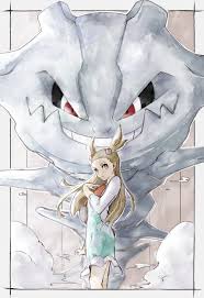 jasmine and steelix (pokemon and 1 more) drawn by asuka_rkgk | Danbooru