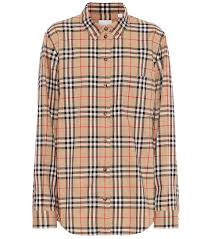 Vintage Check Stretch Cotton Shirt