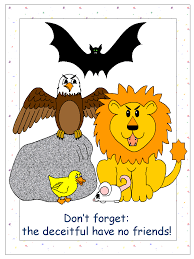 Birds On The Bat The Birds The Beasts And The Bat Crafts And Activities Aesop Bat Craft Bat Beast