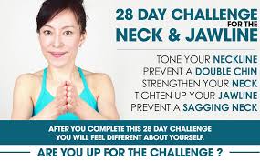 28 Day Challenge Sales Page Jawline Exercise Face Exercises Face Yoga