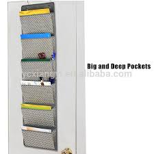 Wall Storage Pocket Chart File Organizer With 3 Door Hangers Buy Wall Pocket Chart Hanging Wall File Pocket Chart Over The Door File Storage Pocket