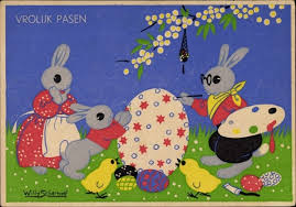 However, there are a number of easter traditions unique to the netherlands such as the easter hare (passhass) rather than the bunny.in dutch, pasen usually refers to easter sunday (eerste paasdag) and easter monday (tweede paasdag). Kunstler Ansichtskarte Postkarte Schermele Willy Akpool De