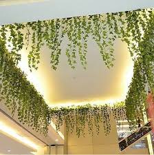 Details About Artifical Rose Flower Plant Ivy Vine Hanging Flroal Foliage Garden Wedding Decor Fake Plants Decor Ceiling Decor Foliage Wedding Decor