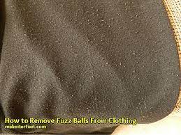 Most often it collects on dark, porous clothing, but the fuzzy fibrous stuff can insinuate itself into any beloved fabric. How To Remove Fuzz Balls From Clothing Make It Or Fix It Yourself