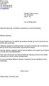 Modèle de lettre de motivation gratuit pour une demande d'admission en secrétaire médicale la candidate à un poste de secrétaire médicale doit mettre en avant ses qualités de secrétaire mais, surtout, son sens du contact et son intérêt au milieu médical. Lettre De Motivation Candidature Spontanee Secretaire