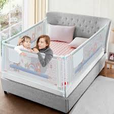 Baby Bed Fence Safety Gate Child Barrier Crib Rail Security Fencing Guardrail In 2020 Baby Crib Mattress Baby Bed Baby Cribs
