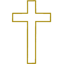 The true cross are the physical remnants which, by the tradition of some christian churches, are said to be from the cross upon which jesus was crucified. Outline Cross Tiedemann Bevs