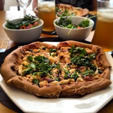 Thai Chicken Pizza With Whole Wheat Crust Perfect Thai Fusion Food Chicken Pizza Recipes Recipes Food