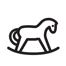 Download Holiday Horse Kids Toy Xmas Icon Free Download 3D SVG Files Ideas | SVG, Paper Crafts, SVG File