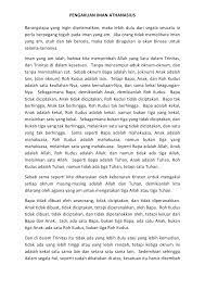 Dan akan tuhan yesus kristus, putra allah yang tunggal, ia lahir dari bapa sebelum segala abad. Pengakuan Iman Athanasius Barangsiapa Yang Ingin