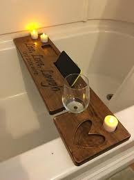 Maybe you would like to learn more about one of these? Bath Caddy With Tablet Holder Wine Glass Holder Bathandbeauty Bath Etsymktgtool Bathbuddy Bathtubtray Rusticbathtray Bath Tray Wooden Bath Custom Bath