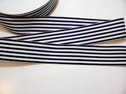 Black And White Striped Grosgrain Ribbon Navy Blue And White Striped Grosgrain Ribbon 1 1 2 Inches Wide Blue Stripes Grosgrain Candy Stripes