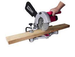 All you have to do is pull that pin out and the head should be unlocked. Tool Shop 7 5 Amp 7 1 4 Corded Single Bevel Compound Miter Saw With Laser Guide At Menards