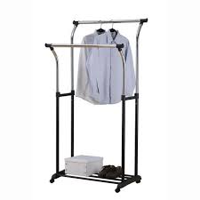 Double telescopic clothes hanger clothes clothes drying rack hanger heavy duty multifunctional double pole lifting telescopic clothes drying hanger rack. Mainstays Double Rod Garment Rack Walmart Canada