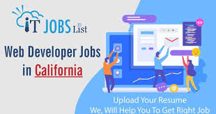 Web Developer Jobs In California Web Development List Of Jobs Development