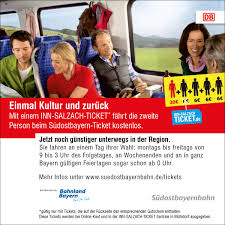 The aim of the education fair is not the dry communication of information, but rather lively information and action days. Sudostbayernbahn Inn Salzach Ticket Kooperation Inn Salzach Ticket