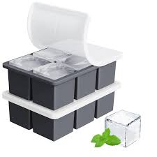 FDDBI Silicone Ice Cube Trays with Lid ...