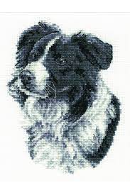 Cross Stitch Kit Border Collie Cross Stitch Kits Dmc Cross Stitch Cross Stitch Bookmarks Cross Stitch Quotes