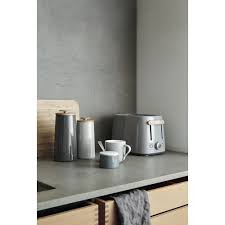 Stelton Emma Toaster Grey Stelton Jar Storage Kitchenware