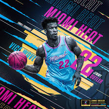 Jimmy Butler 22 Miami Heat Vice Wave On Behance Miami Heat Basketball Nba Miami Heat Miami Heat