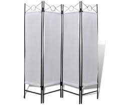Check spelling or type a new query. 4 Panel Room Divider Privacy Folding Screen White 5 3 X 5 11 Vidaxl Com