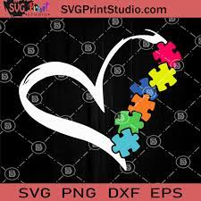 Download and share autism heart puzzle svg, cartoon. Heart Puzzle Svg Autism Puzzle Svg Autism Awareness Svg Autism Mom Svg Svg Print Studio