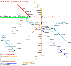 Delhi Metro Rail Service Delhi Metro Route Map Delhi