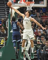 Bucks center brook lopez slaps the nets logo after milwaukee's game 7 win on saturday. Milwaukee Bucks Center Brook Lopez Had A Key Block Against New Orleans Jazz