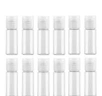 12PCS 20ml/0.67oz Empty Clear Plastic Sample Bottle Travel ...