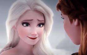 Elsa and Anna from Frozen 2 with more realistic, human like faces